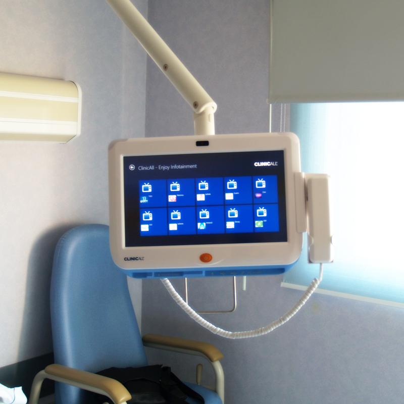 MULTIMEDIA EN LA CAMA DEL ENFERMO